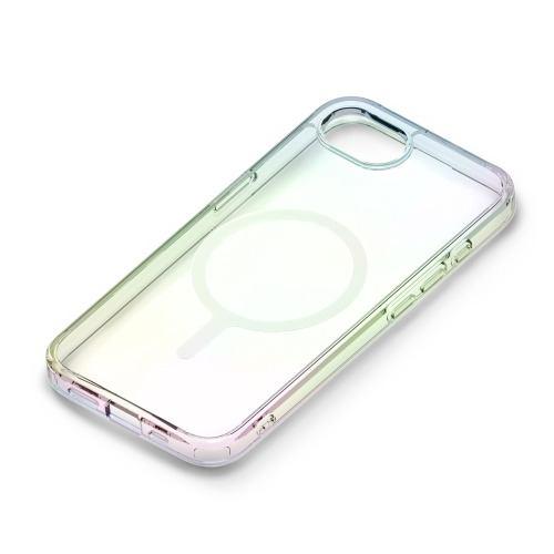 PGA PG-25KMH08AR iPhone 16e用 MagSafe対応 ハイブリッドケース オーロラ