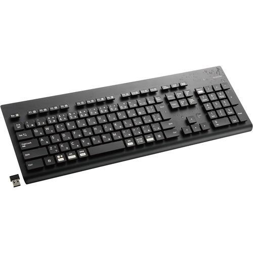 エレコム TK-WS02DMKBK キーボード 無線(2.4GHz) ワイヤレス メンブレン式 フルサイズ 洗える 抗菌 ブラック TKWS02DM