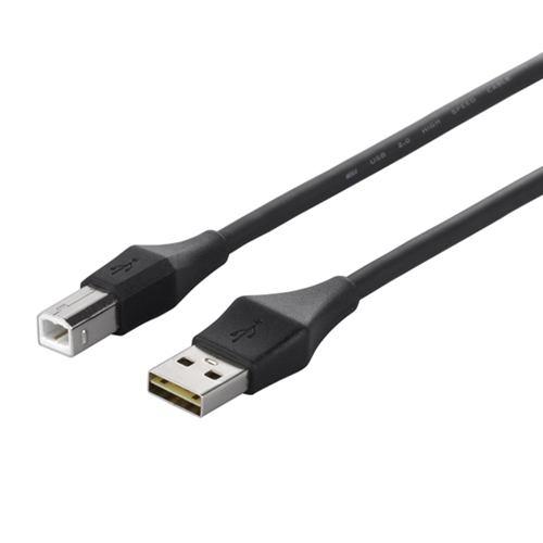 バッファロー どっちもUSBコネクター採用 USB2.0ケーブル(A to B) 1.0m ブラック BSUABDU210BKA
