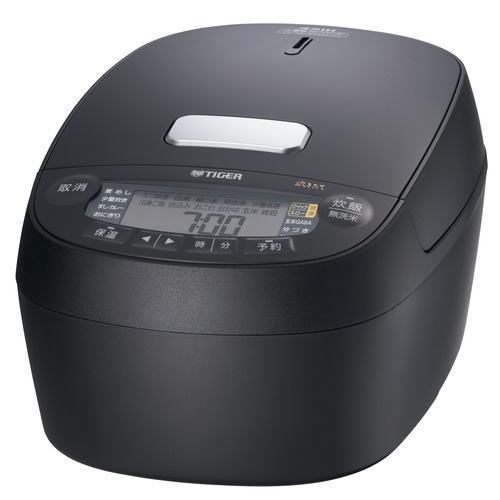 タイガー魔法瓶 JPV-L100KO 圧力IH炊飯器 遠赤5層土鍋蓄熱コート釜 圧力炊き 5.5合炊き オフブラック