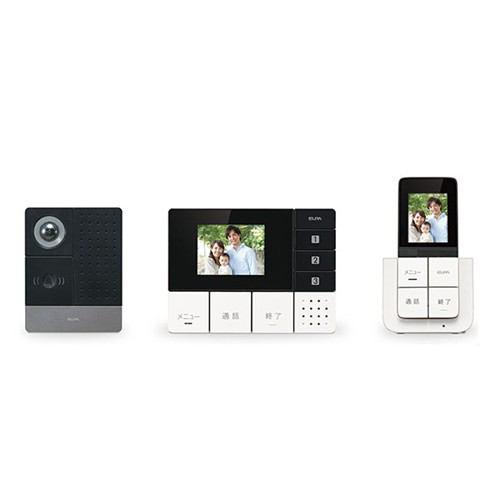 ELPA DECT方式ワイヤレステレビドアホン モニター&ポータブルセット DHS-TMP2320