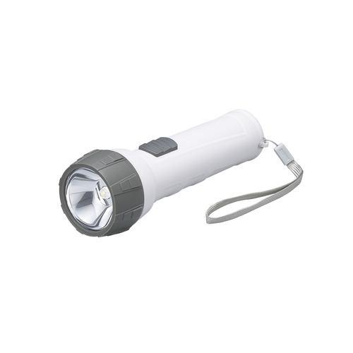 ヤザワ L4S45DWH LED懐中ライト 単1形乾電池×2 ホワイト