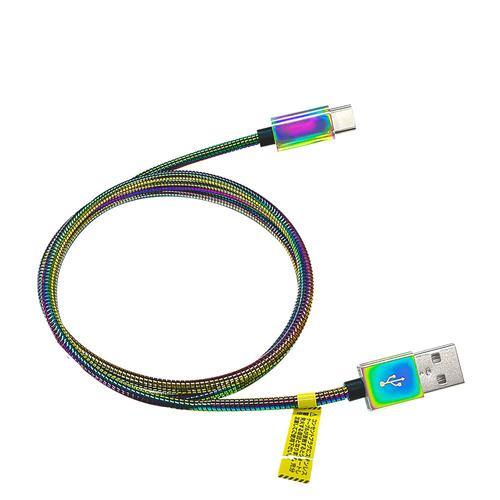 エアージェイ UCJ-GZ1M MZ 剛強ステンレスType-Cケーブル1m マジョーラ