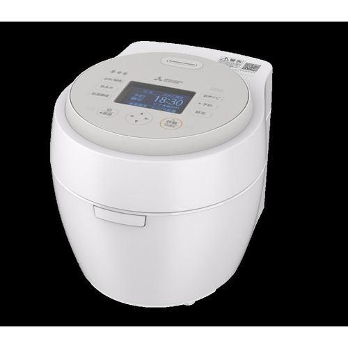 三菱電機 NJ-BW10J-W 三菱IHジャー炊飯器 本炭炊釜 紬 真・かまど炊きモード おにぎりモード 5.5合炊き 白絹 2026年モデル