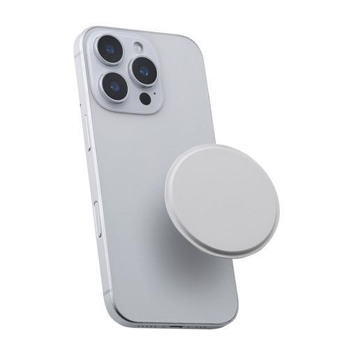 エレコム AMS-WMAGPDWH 強力マグネットパッド 壁掛け スマホホルダー MagSafe iPhone専用 水回り対応 360度調整 ホワイ