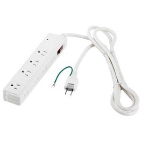 バッファロー BSTAPSDC820WH 電源タップ 雷サージ防止/集中スイッチ付(4+4個口・2m) ホワイト
