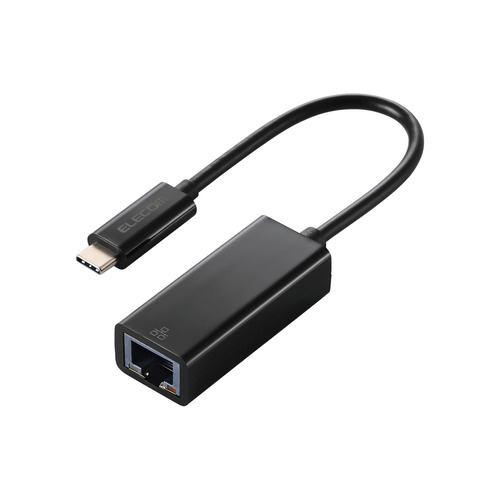 エレコム EDC-GUC3V3-B 有線LANアダプター USB Type-C 1000Mbps USB3.2 Gen1 Windows Mac等対