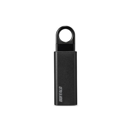 バッファロー RUF3-KS64GA-BK オートリターン機構搭載 USB3.1(Gen1)/USB3.0対応USBメモリー ブラック 64GB