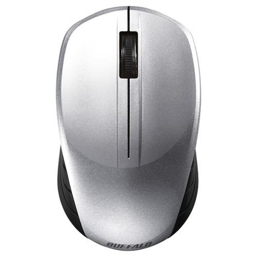 バッファロー BSMBW100SV 無線(2.4GHz) BlueLEDマウス 3ボタン シルバー