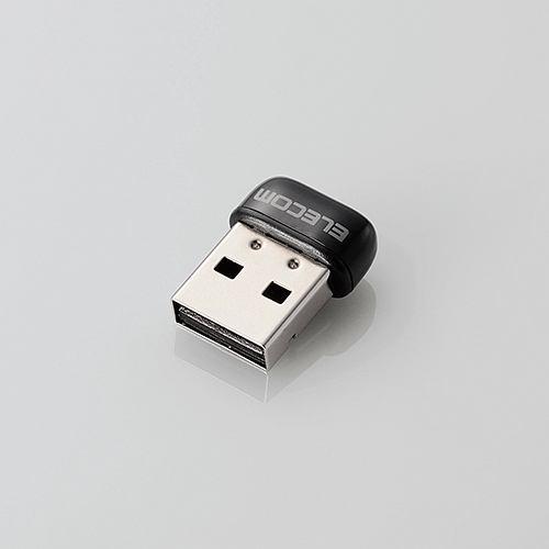 エレコム WDC-433SU2M2BK 433Mbps USB無線超小型LANアダプター