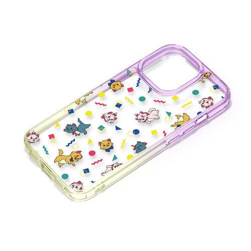 PGA PG-D23BPT03MAR iPhone15Pro グラデーションハイブリッドケース Premium Style ディズニーマリー PGD