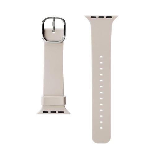 PGA PG-AW41SC02IV Apple Watch 41/40/38mm用 シリコンバンド アイボリー
