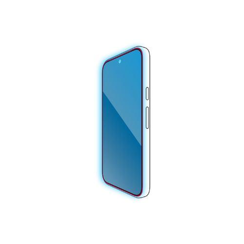 エレコム PM-P252FLGFBL Google Pixel 10/10 Pro ガラスフィルム フレーム付き 高透明 ブルーライトカット