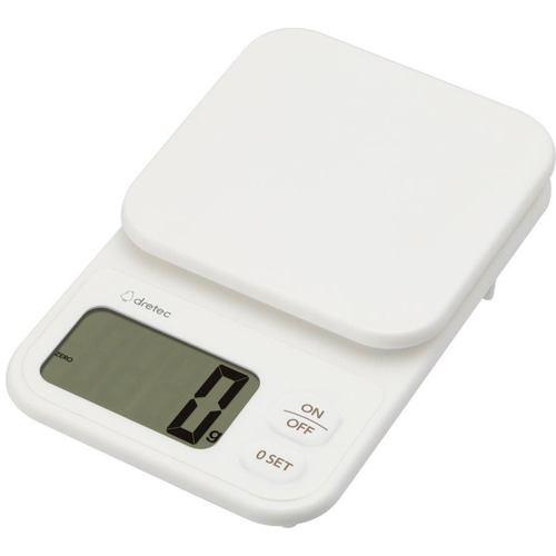 ドリテック KS-739WT デジタルスケール 「エクレ」 2kg ホワイト