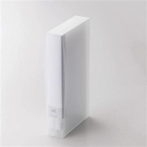 ケース エレコム CD DVD CCD-FS48CR DVD/CD用ディスクファイル 48枚収納 クリア