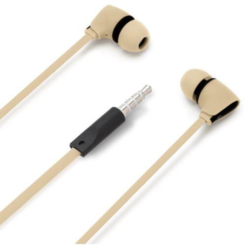 PGA PG-SECE2BE4 3.5mmステレオプラグ ステレオイヤホン カナルタイプ Premium Style コード長1.2m ベージュ P