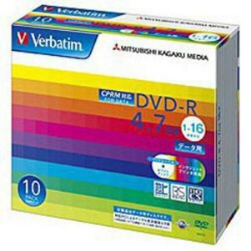 バーベイタム(Verbatim) DHR47JDP10V1 DVDメディア