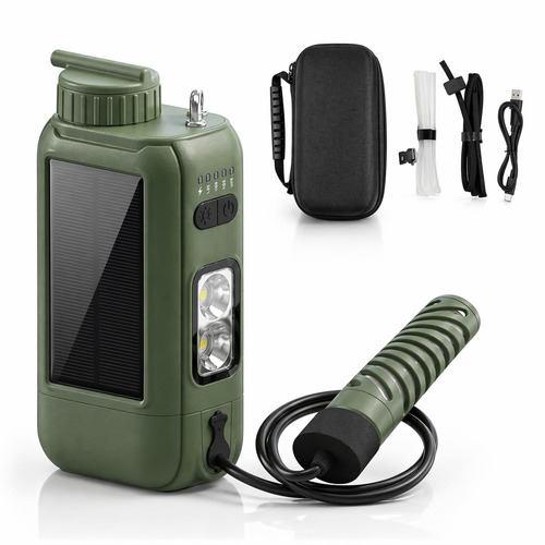 慶洋エンジニアリング ANS152 ポータブル浄水器 AhlstromDisruptor フィルター採用 ソーラー+USB Type-Cの2WAY充