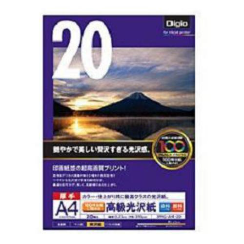 ナカバヤシ JPPG-A4-20/A 100年台紙に貼れる光沢紙 A4 20枚