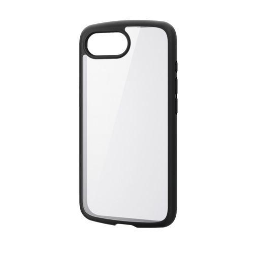 エレコム PM-A25STSLFCBK iPhone 16e TOUGH SLIM LITE ケース フレームカラー メタルステッカー付