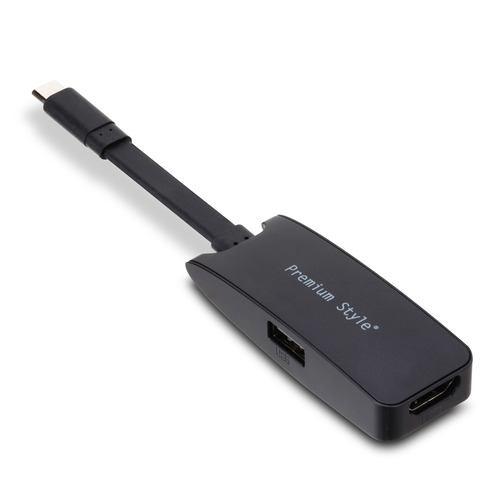 PGA PG-SMTVAD1BK HDMIミラーリング アダプタ USB Type-Cコネクタ 4K/ULTRA HDで表示できる ブラック
