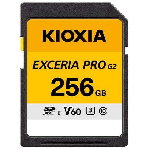 KIOXIA KSDHU-B256G SDXCカード 256GB Class10 UHS-II UHSスピードクラスU3 ビデオスピードクラスV60
