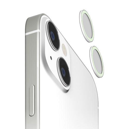 PGA PG-23ACLG25WH iPhone15 iPhone15Plus カメラレンズプロテクター Premium Style 蓄光 PG23