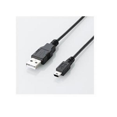 エレコム U2C-JM05BK エコUSB2.0ケーブル(mini-Bタイプ) 0.5m