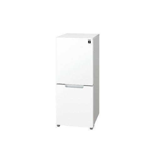 シャープ SJ-GD15R-W 2ドアドア冷蔵庫 (152L・左右付替タイプ) クリアホワイト