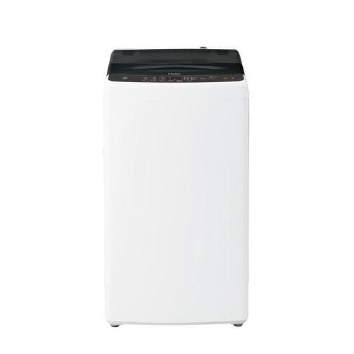 Haier 全自動洗濯機 上開き 洗濯 5.0kg 乾燥2.0kg 高濃度スパイラル洗浄 しわケア脱水 JW-U50C-K ブラック系