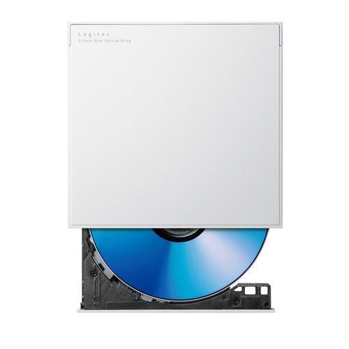 ロジテック LDR-PWA8U3CLWH Type-A/C対応 書込ソフト付 USB3.2(Gen1) ポータブルDVDドライブ ホワイト