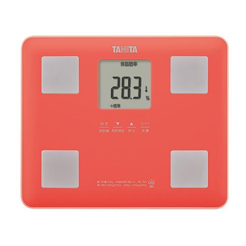 タニタ 体組成計・体重計 コーラルピンク BC-760PK