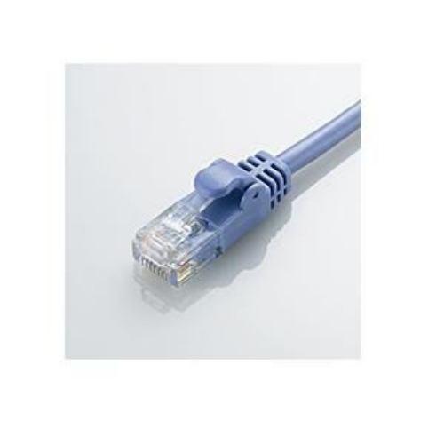 エレコム LD-GPY/BU1 CAT6準拠 Gigabit やわらかLANケーブル ヨリ線 ブルー 1m