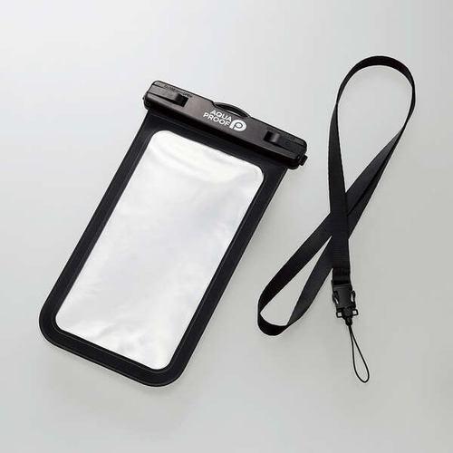 エレコム P-WPSN04BK スマートフォン用防水ケース/IPX8 ブラック PWPSN04BK
