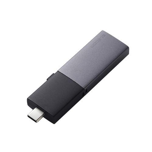 エレコム ESD-EWC1000GBK USB Type-C USB-A対応 外付けポータブルSSD 1TB ブラック