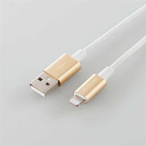 エレコム MPA-UALPS10GD 耐久仕様Lightningケーブル 1.0m ゴールド