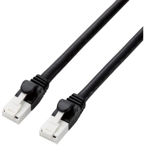 エレコム GM-LDGPAT/BK20 LANケーブル PS5対応 CAT6A 爪折れ防止 2.0m ブラック