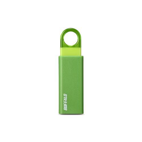 バッファロー RUF3-KS16GA-GR オートリターン機構搭載 USB3.1(Gen1)/USB3.0対応USBメモリー グリーン 16GB