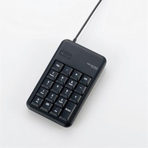 エレコム コンパクトUSBテンキーパッド ブラック TK-TCM013BK