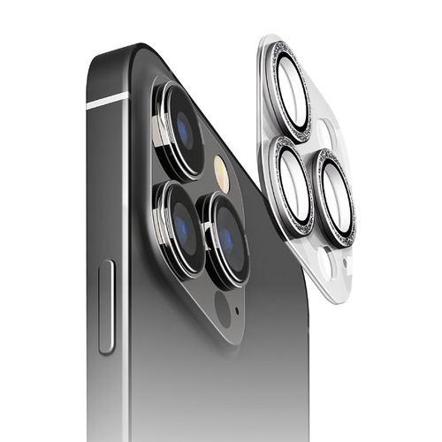 PGA PG-23BCLG11BK iPhone15Pro iPhone15ProMax カメラフルプロテクター Premium Style ラメブ