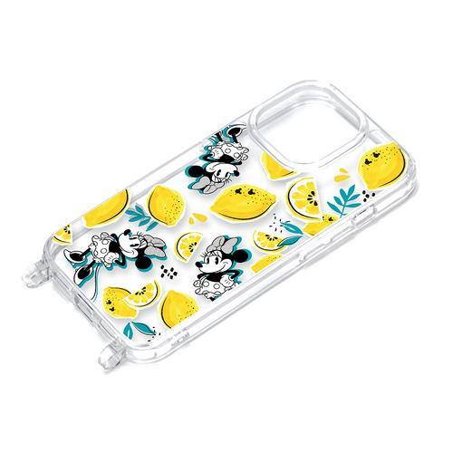PGA PG-D23BPT16MNE iPhone15Pro ショルダーストラップホール付クリアハイブリッドケース Premium Style ミニ