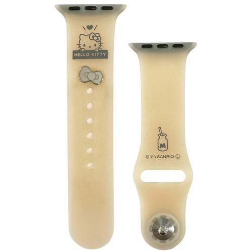 gourmandise SANG-315KT Apple Watch 41/40/38mm対応チャーム付きシリコンバンド ハローキティ SANG31