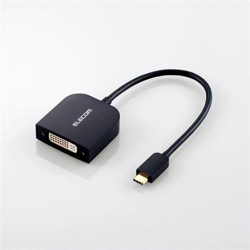 エレコム AD-CDVIBK 変換アダプタ (Type-C to DVI)