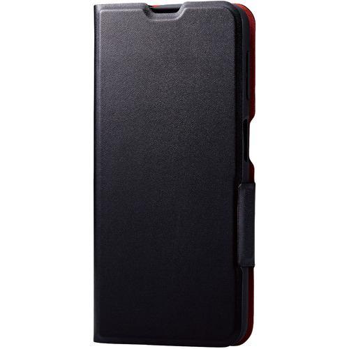 エレコム PM-G227PLFUBK Galaxy A23 5G ソフトレザーケース 薄型 磁石付 ブラック PMG227PLFUBK