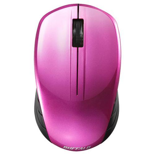 バッファロー BSMBW100PK 無線(2.4GHz) BlueLEDマウス 3ボタン ピンク
