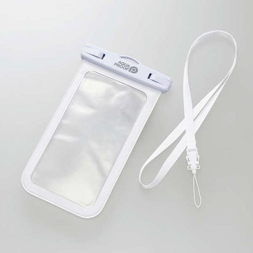 エレコム P-WPSN04WH スマートフォン用防水ケース/IPX8 ホワイト PWPSN04WH