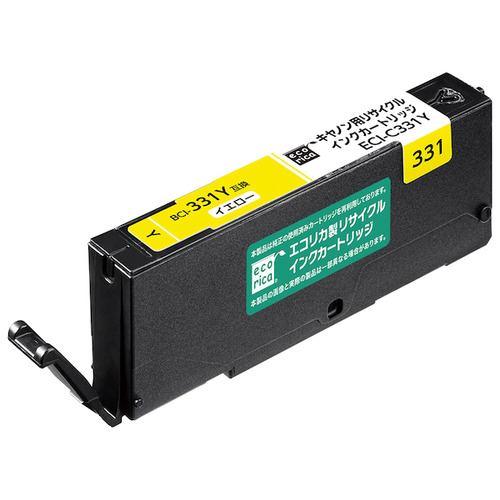 エコリカ ECI-C331Y BCI-331Y 互換リサイクルインクカートリッジ イエロー ECIC331Y