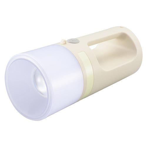 オーム電機 LP-450AU-W LEDトーチライト&ランタン 450ルーメン 単2乾電池×4 防水対応