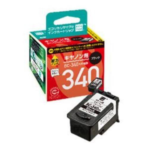 インク エコリカ カートリッジ ECI-C340B-V キヤノン用リサイクルインク(ブラック)