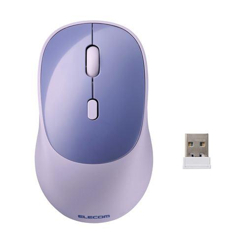 エレコム M-MY20MBSXBU マウス Bluetooth 無線 2.4GHz両対応 静音 ワイヤレスマウス 4ボタン Mサイズ Windows